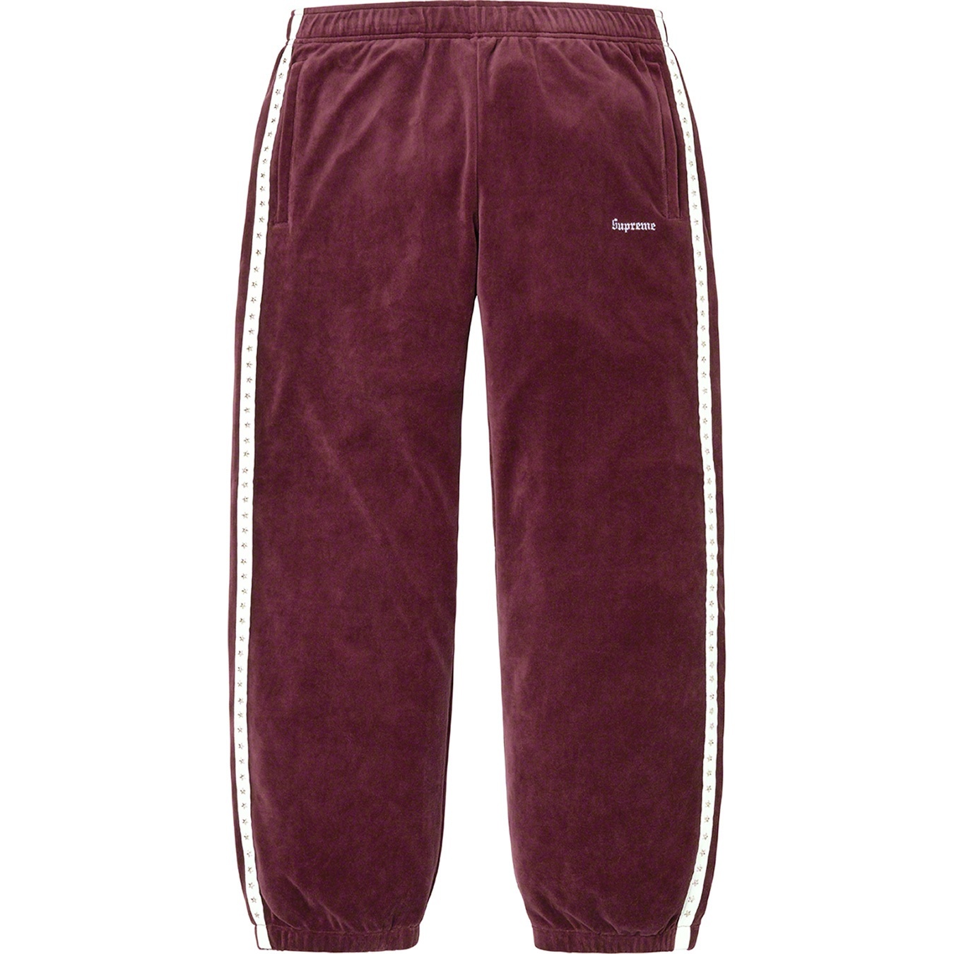 Studded Velour Track Pant view 5